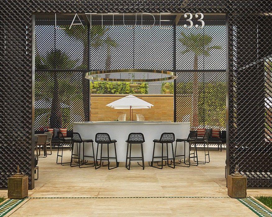 Four Seasons Hotel Casa Blanca Exterior foto The outdoor bar at the W Hollywood